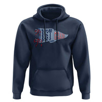 1st Grade Teacher Pennant US Flag Back to School Hoodie