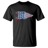 1st Grade Teacher Pennant US Flag Back to School T Shirt