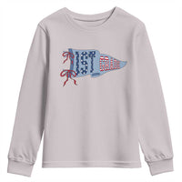 1st Grade Teacher Pennant US Flag Back to School Youth Sweatshirt