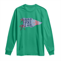 Pre-K Teacher Pennant US Flag Back to School Long Sleeve Shirt