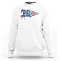 Pre-K Teacher Pennant US Flag Back to School Sweatshirt