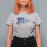Pre-K Teacher Pennant US Flag Back to School T Shirt For Women