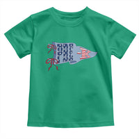 Pre-K Teacher Pennant US Flag Back to School Toddler T Shirt