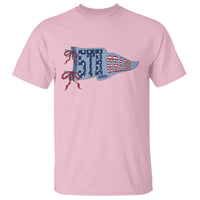 5th Grade Teacher Pennant US Flag Back to School T Shirt