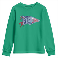 5th Grade Teacher Pennant US Flag Back to School Youth Sweatshirt
