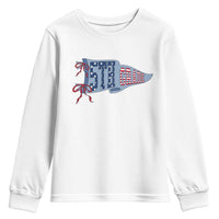 5th Grade Teacher Pennant US Flag Back to School Youth Sweatshirt
