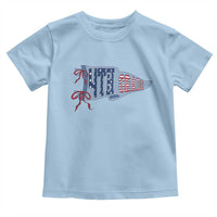 4th Grade Teacher Pennant US Flag Back to School Toddler T Shirt