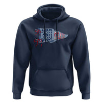 3rd Grade Teacher Pennant US Flag Back to School Hoodie