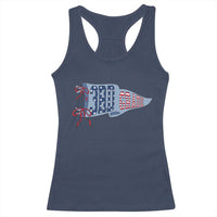 3rd Grade Teacher Pennant US Flag Back to School Racerback Tank Top