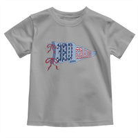 3rd Grade Teacher Pennant US Flag Back to School Toddler T Shirt