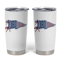 3rd Grade Teacher Pennant US Flag Back to School Tumbler Cup