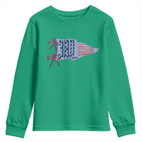 3rd Grade Teacher Pennant US Flag Back to School Youth Sweatshirt