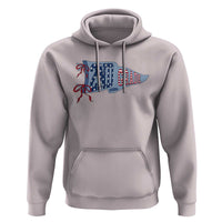 2nd Grade Teacher Pennant US Flag Back to School Hoodie