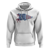 2nd Grade Teacher Pennant US Flag Back to School Hoodie