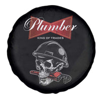 Plumber Plumbing Skull Spare Tire Cover King Of Trades - Wonder Print Shop