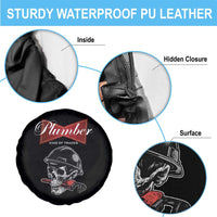 Plumber Plumbing Skull Spare Tire Cover King Of Trades - Wonder Print Shop