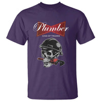 Plumber Plumbing Skull T Shirt King Of Trades - Wonder Print Shop