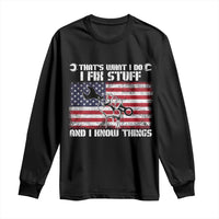 Patriotic Mechanic American Flag Car Repairman Long Sleeve Shirt - Wonder Print Shop