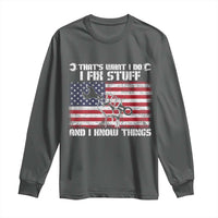 Patriotic Mechanic American Flag Car Repairman Long Sleeve Shirt - Wonder Print Shop