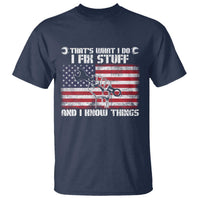 Patriotic Mechanic American Flag Car Repairman T Shirt - Wonder Print Shop