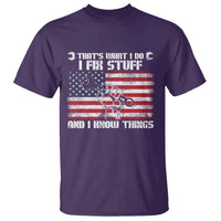 Patriotic Mechanic American Flag Car Repairman T Shirt - Wonder Print Shop