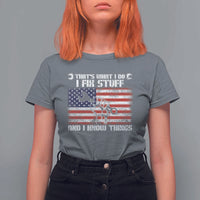 Patriotic Mechanic American Flag Car Repairman T Shirt For Women - Wonder Print Shop