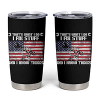 Patriotic Mechanic American Flag Car Repairman Tumbler Cup