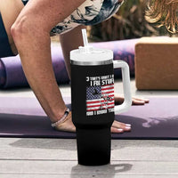 Patriotic Mechanic American Flag Car Repairman Tumbler With Handle
