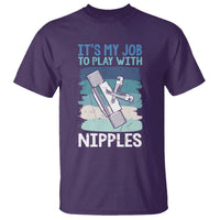 Funny Plumber Plumbing T Shirt It Is My Job To Play With Nipples - Wonder Print Shop
