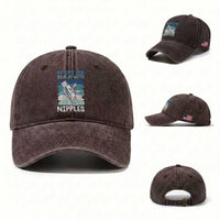 Funny Plumber Plumbing Washed Cotton Baseball Cap It Is My Job To Play With Nipples
