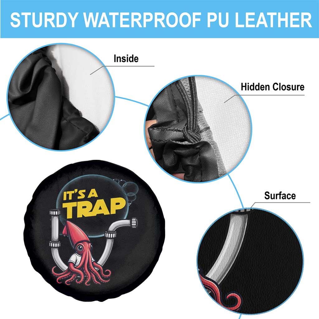 Funny Plumbing Plumber Spare Tire Cover It Is A Trap - Wonder Print Shop