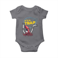 Funny Plumbing Plumber Baby Onesie It Is A Trap - Wonder Print Shop