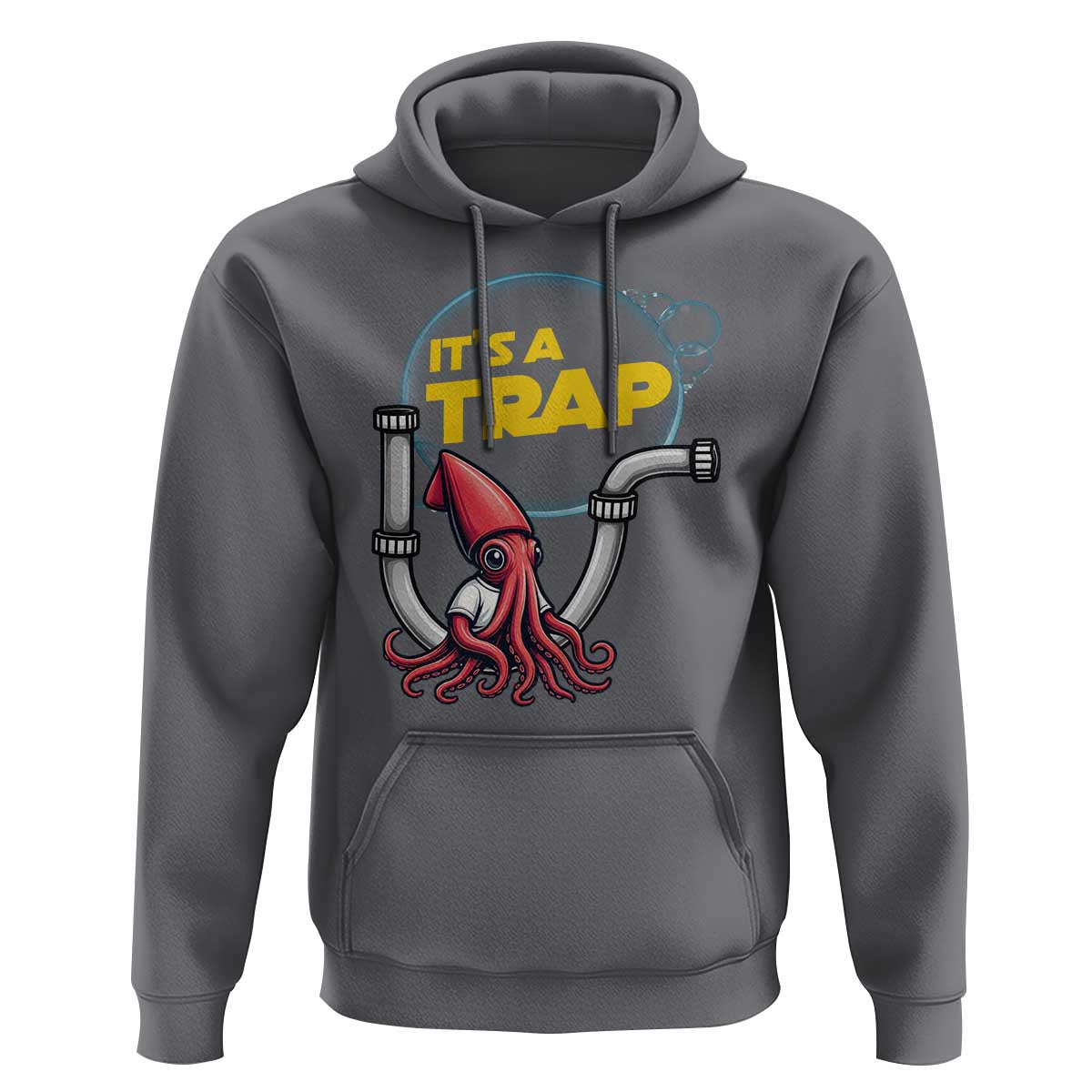 Funny Plumbing Plumber Hoodie It Is A Trap - Wonder Print Shop