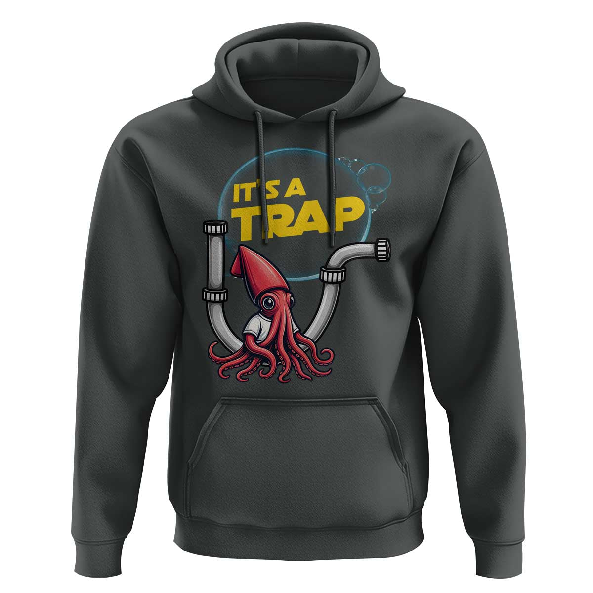 Funny Plumbing Plumber Hoodie It Is A Trap - Wonder Print Shop