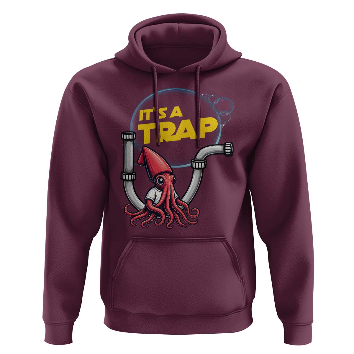 Funny Plumbing Plumber Hoodie It Is A Trap - Wonder Print Shop