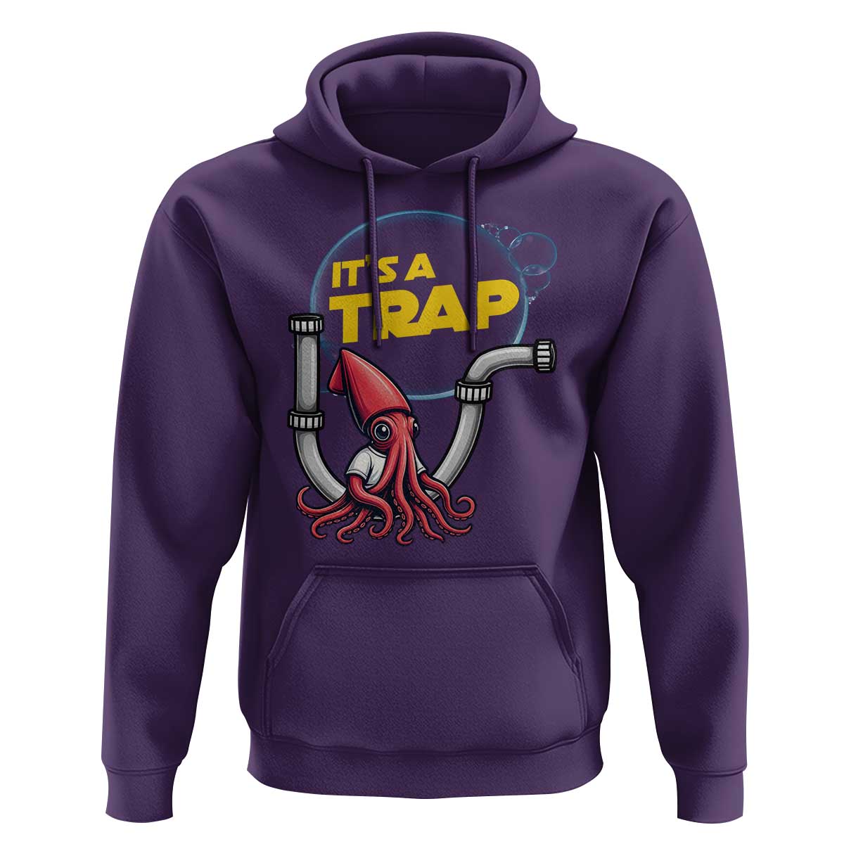 Funny Plumbing Plumber Hoodie It Is A Trap - Wonder Print Shop
