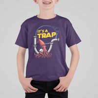 Funny Plumbing Plumber T Shirt For Kid It Is A Trap - Wonder Print Shop