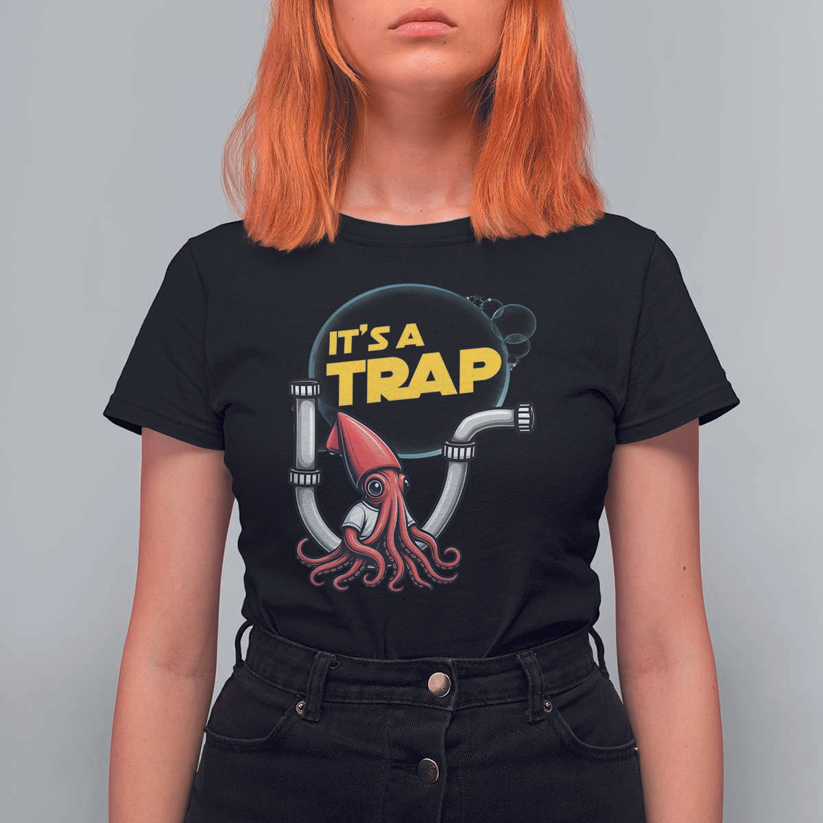 Funny Plumbing Plumber T Shirt For Women It Is A Trap - Wonder Print Shop