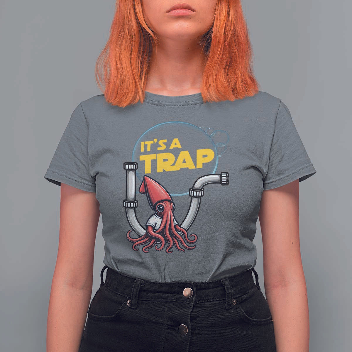 Funny Plumbing Plumber T Shirt For Women It Is A Trap - Wonder Print Shop