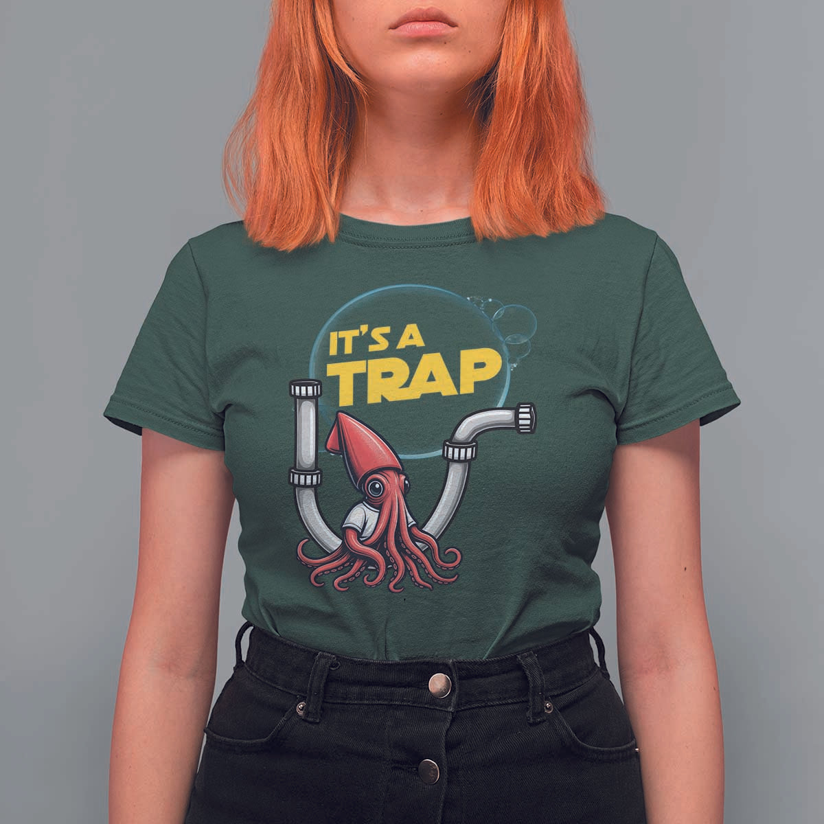 Funny Plumbing Plumber T Shirt For Women It Is A Trap - Wonder Print Shop