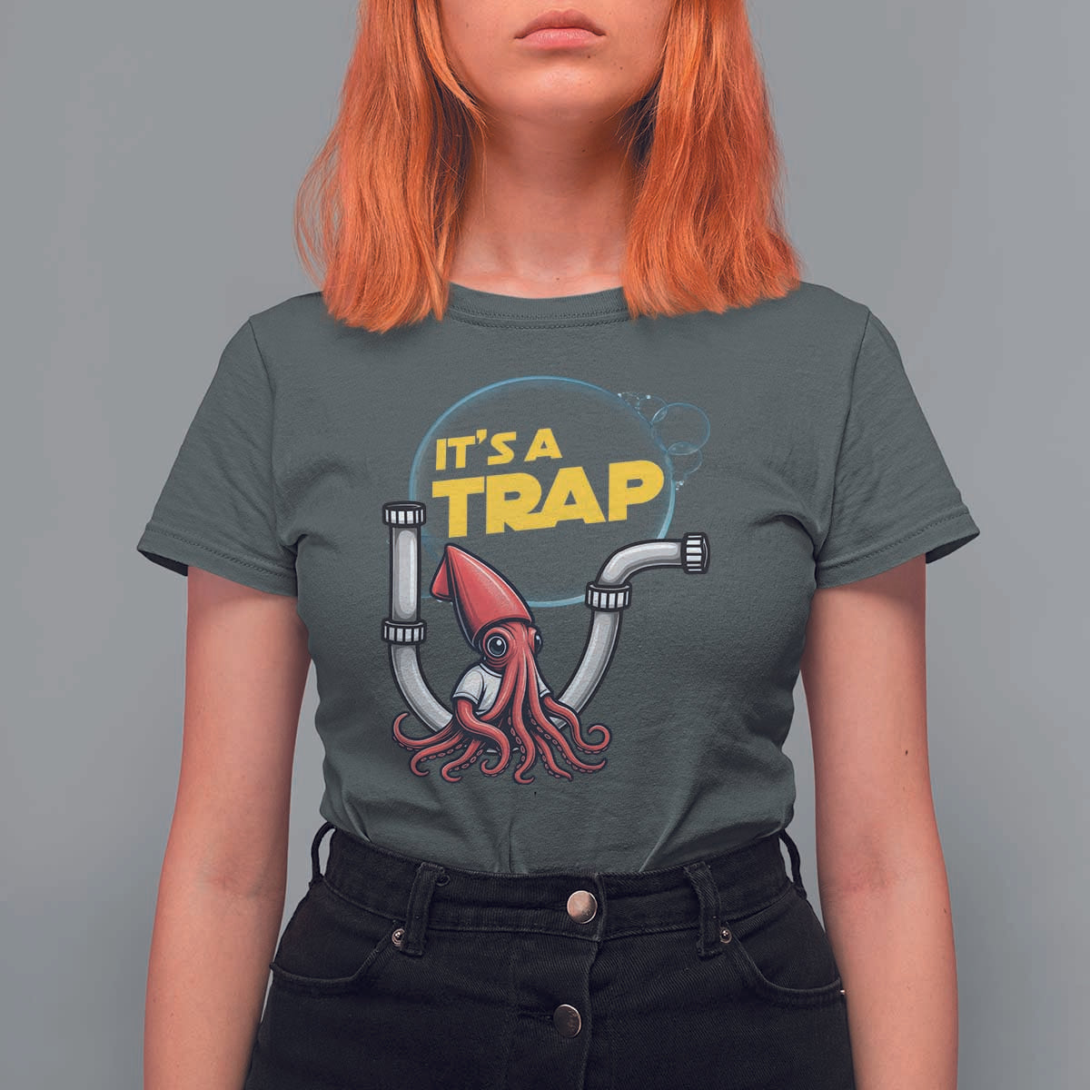 Funny Plumbing Plumber T Shirt For Women It Is A Trap - Wonder Print Shop