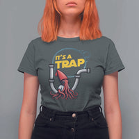 Funny Plumbing Plumber T Shirt For Women It Is A Trap - Wonder Print Shop