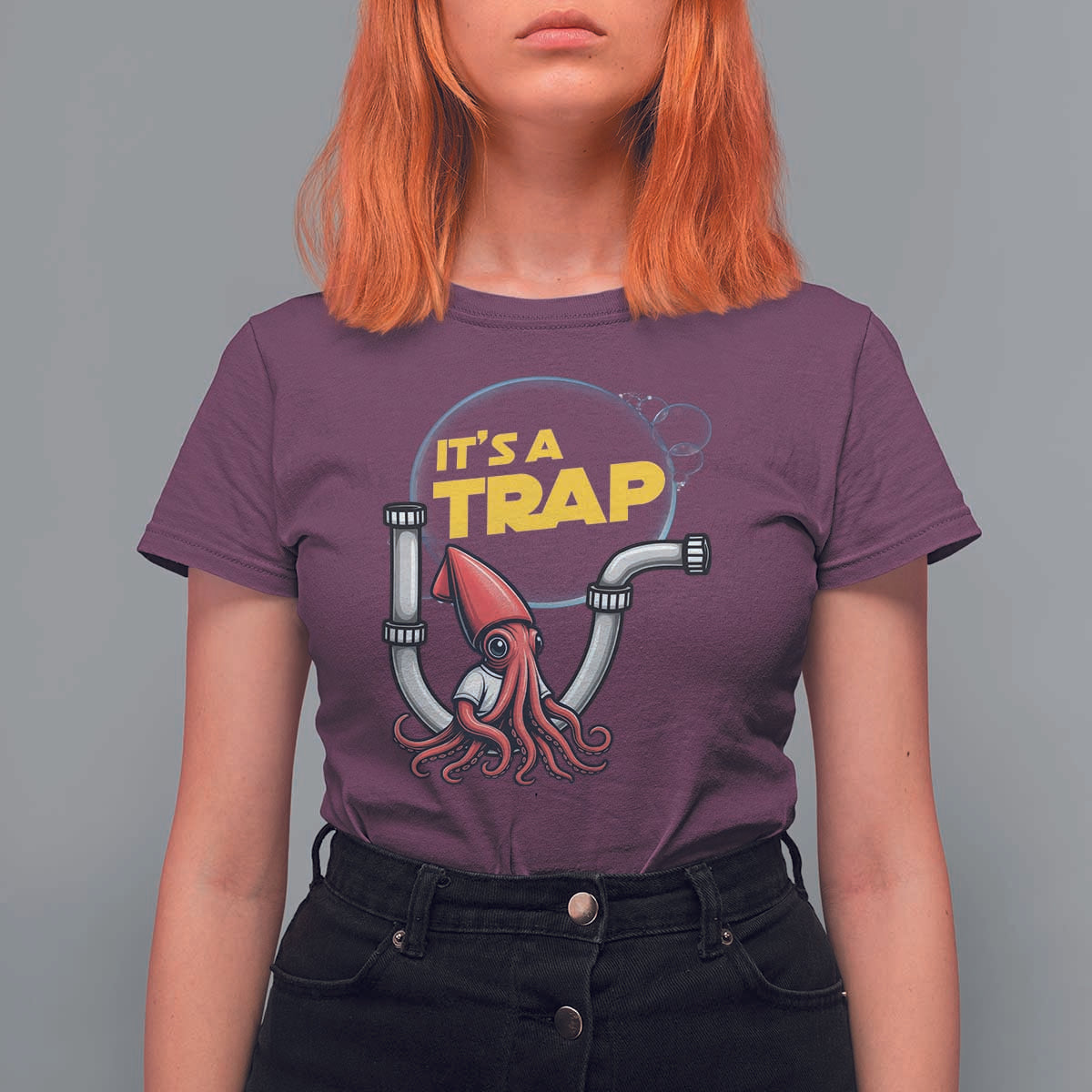 Funny Plumbing Plumber T Shirt For Women It Is A Trap - Wonder Print Shop