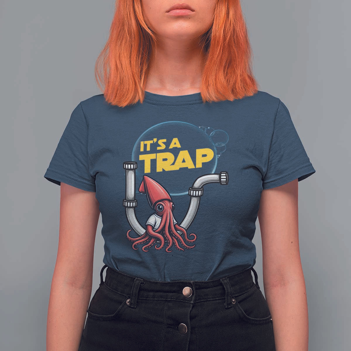 Funny Plumbing Plumber T Shirt For Women It Is A Trap - Wonder Print Shop