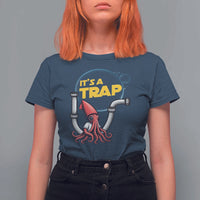 Funny Plumbing Plumber T Shirt For Women It Is A Trap - Wonder Print Shop