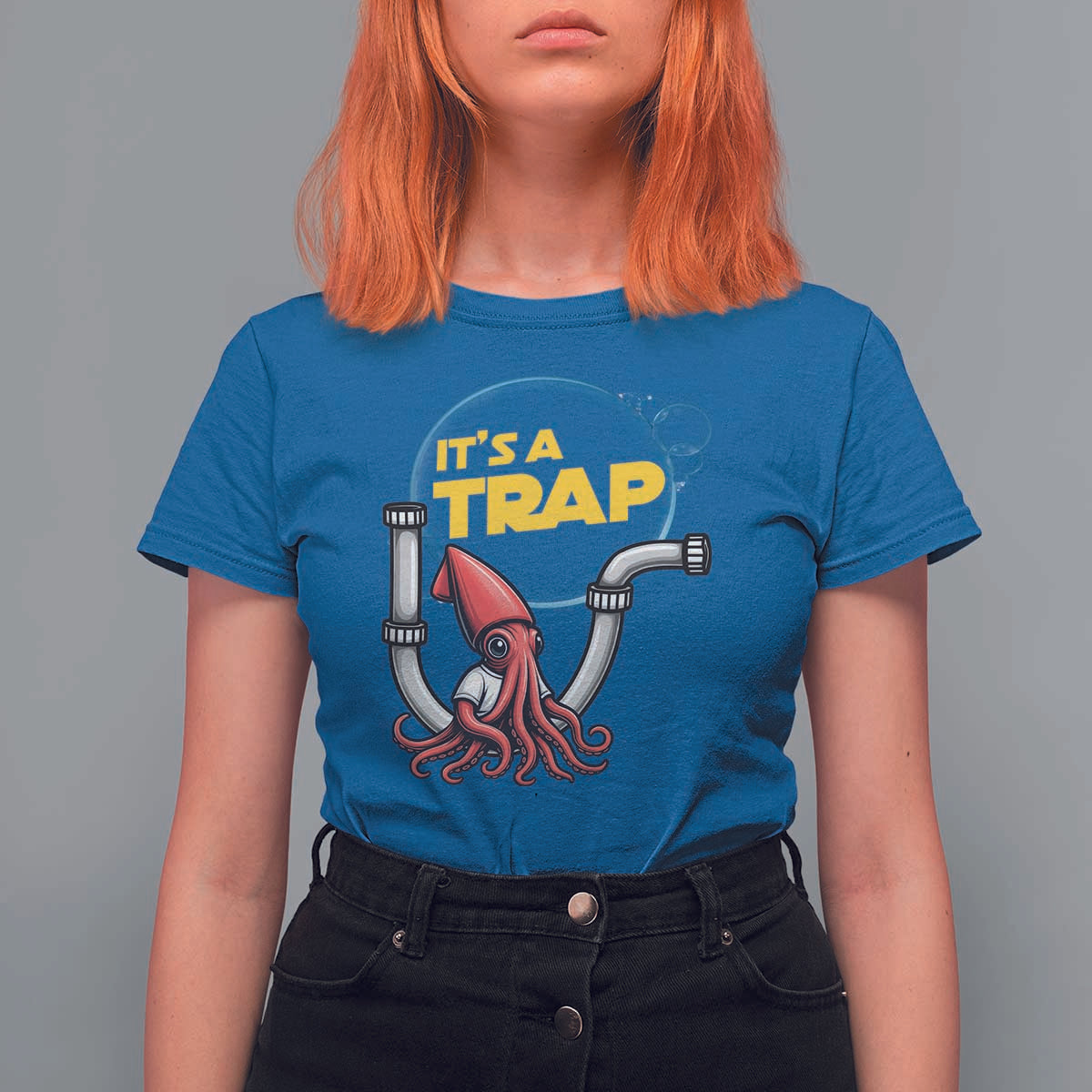 Funny Plumbing Plumber T Shirt For Women It Is A Trap - Wonder Print Shop