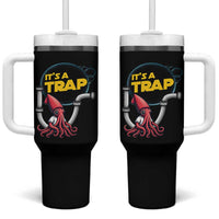 Funny Plumbing Plumber Tumbler With Handle It Is A Trap