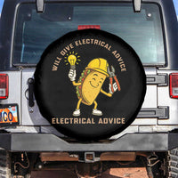 Funny Electrician Spare Tire Cover This Electrician Will Work For Tacos - Wonder Print Shop