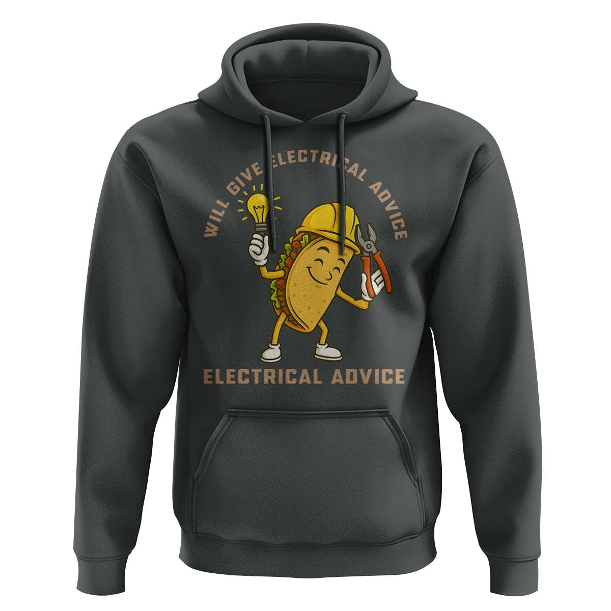 Funny Electrician Hoodie This Electrician Will Work For Tacos - Wonder Print Shop