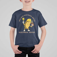 Funny Electrician T Shirt For Kid This Electrician Will Work For Tacos - Wonder Print Shop